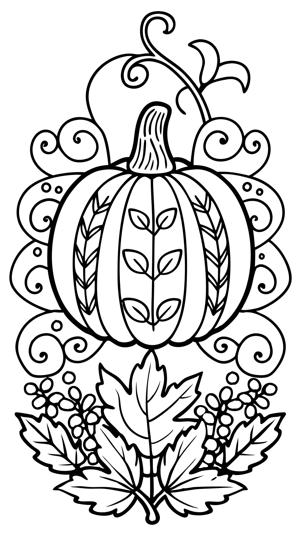 coloring pages for adults fall